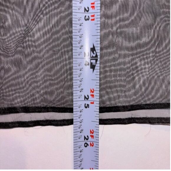 NWT Tahari Zeena Sz M Sleeveless Blouse Goth Romantic Lace and Netting - Picture 7 of 9